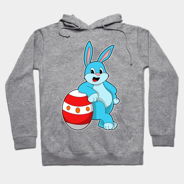 Rabbit with Easter egg Hoodie by Markus Schnabel